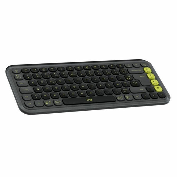 Wireless Keyboard Logitech Pop Icon Keys Dark grey AZERTY-0