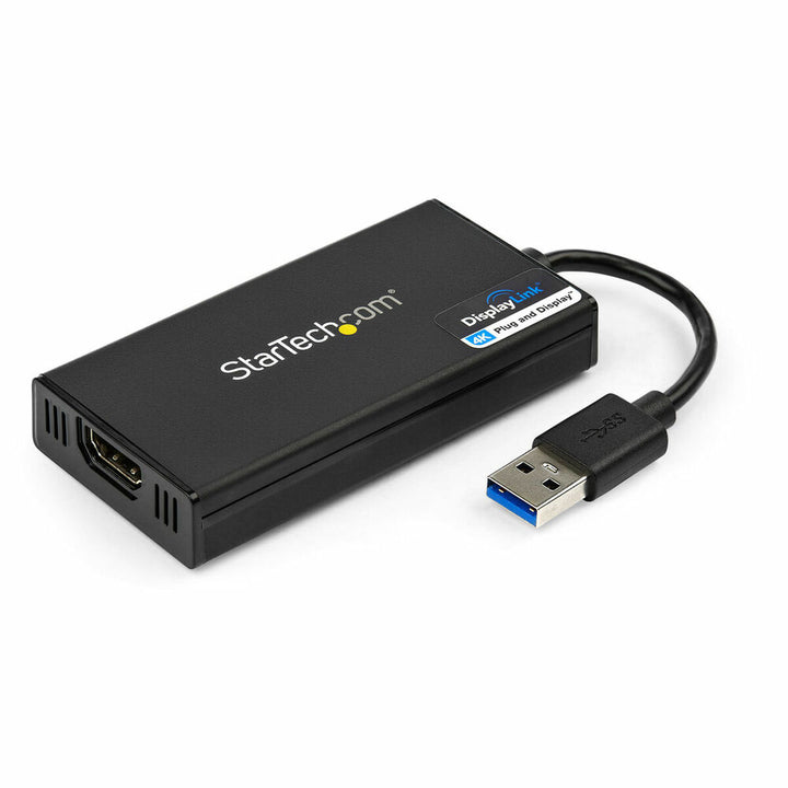 USB 3.0 to HDMI Adapter Startech USB32HD4K            Black-0