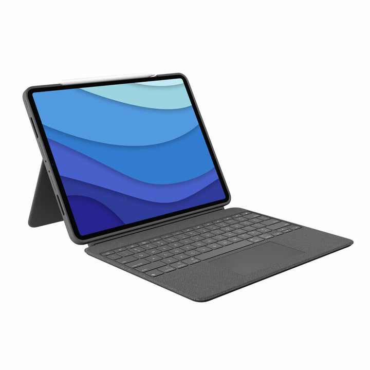 Keyboard Logitech 920-010211 Grey Spanish Spanish Qwerty QWERTY-1