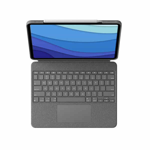 Keyboard Logitech 920-010211 Grey Spanish Spanish Qwerty QWERTY-0