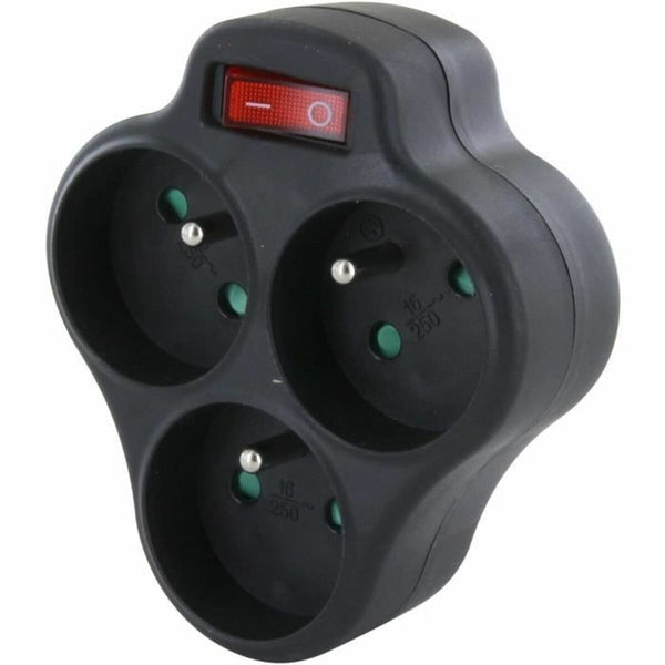 3-socket plugboard with power switch Chacon Dominó 3x16A-0