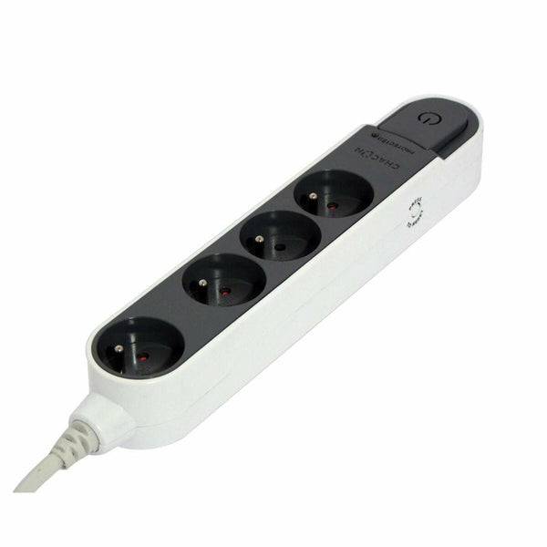 4-socket plugboard with power switch Chacon-0