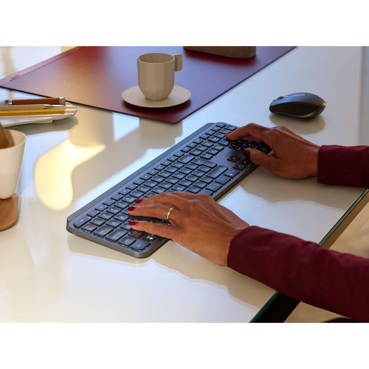 Keyboard Logitech MX KEYS Graphite Spanish Qwerty-2