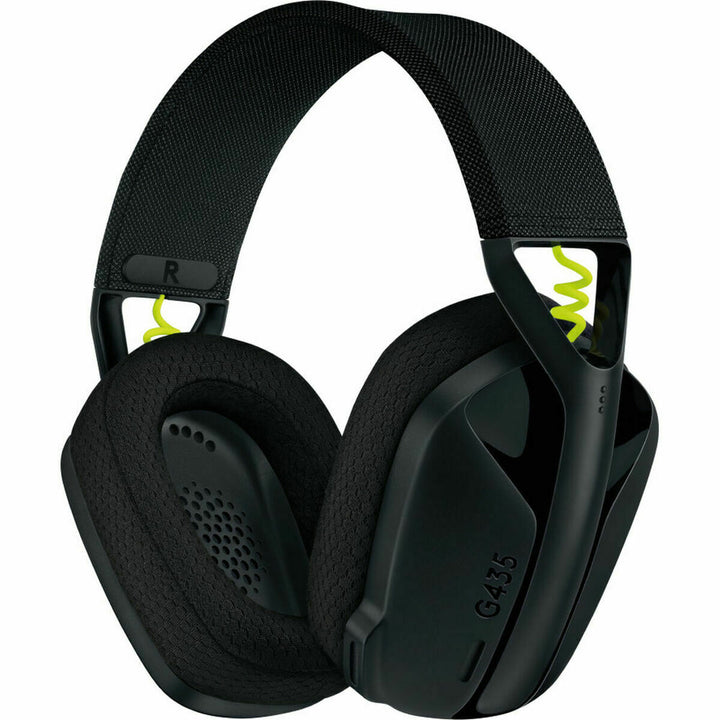 Headphones with Microphone Logitech G435 Black-0