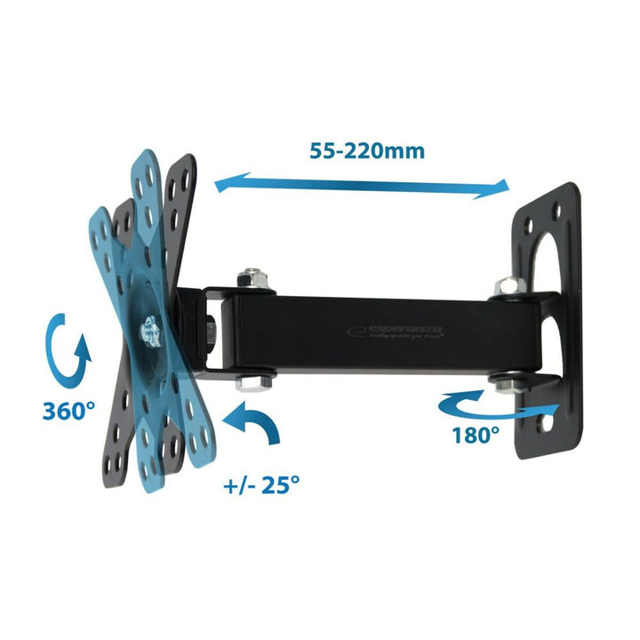 Wall Bracket Esperanza ERW011 12" 50"-5