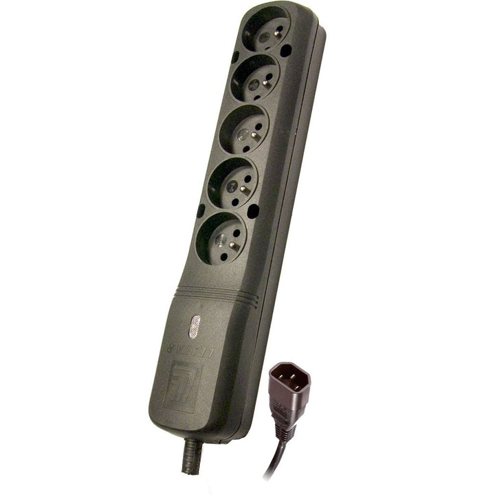 5-socket plugboard without power switch Lestar LZ- 530 BW G-A K.:CZ IEC320 (1,5 m)-0