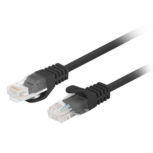 UTP Category 6 Rigid Network Cable Lanberg PCU6-20CC-0025-BK Black 25 cm U/UTP (UTP)-0