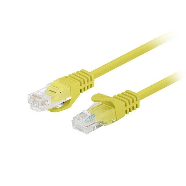 UTP Category 6 Rigid Network Cable Lanberg PCU6-20CC-0025-Y Yellow 25 cm-0