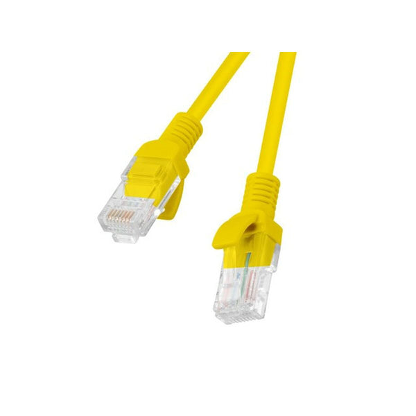 UTP Category 6 Rigid Network Cable Lanberg PCU6-20CC-0050-Y Yellow 50 cm-0