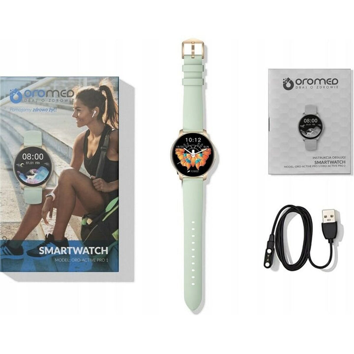 Smartwatch Oromed ORO ACTIVE PRO 1 Green Golden 1,09" 40 mm-1