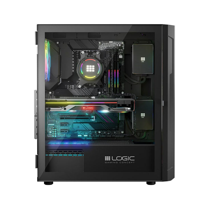 ATX Semi-tower Box Logic ARAMIS ARGB Black-2