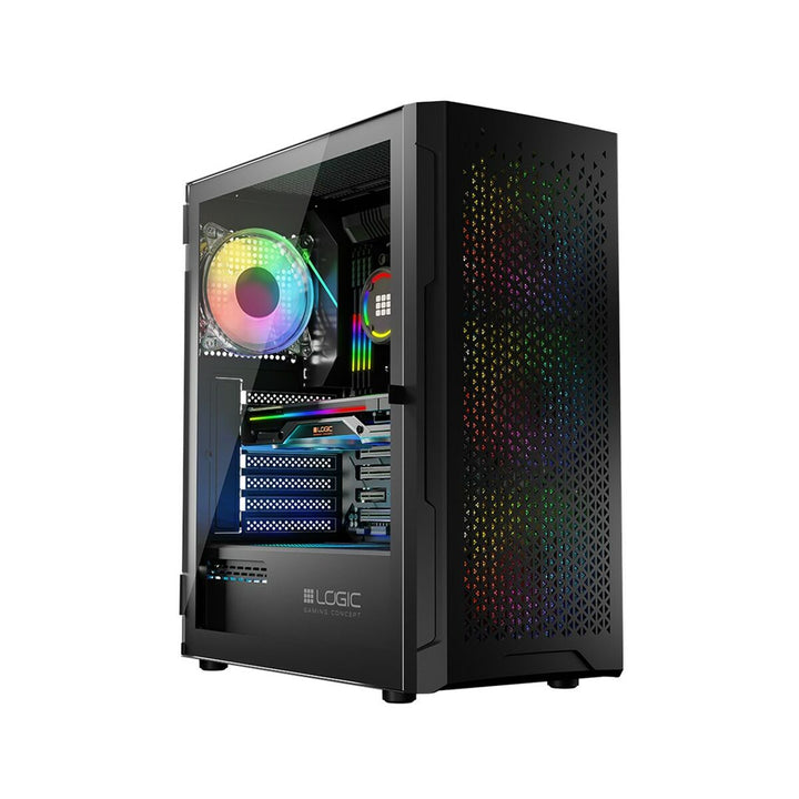 ATX Semi-tower Box Logic ARAMIS ARGB Black-1