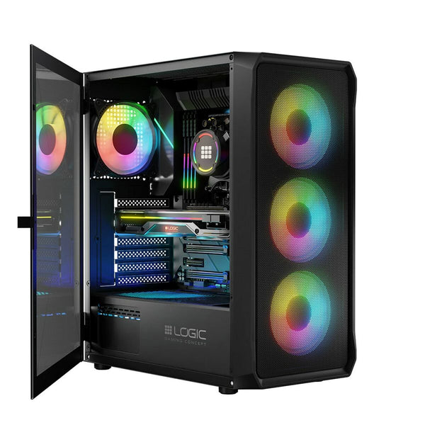 ATX Semi-tower Box Logic PORTOS ARGB White Black-20
