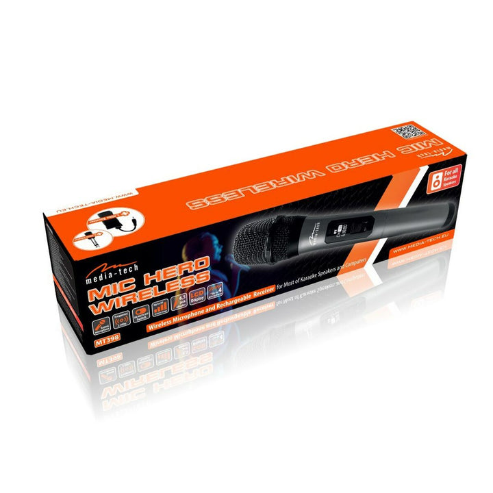 Microphone Media Tech MT398 Black Grey-1