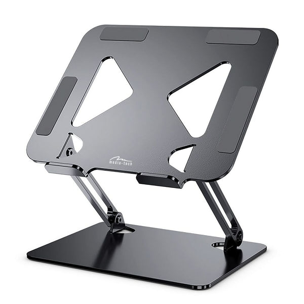 Folding and Adjustable Laptop Stand Media Tech MT2661 Silicone Aluminium Carbon steel-0
