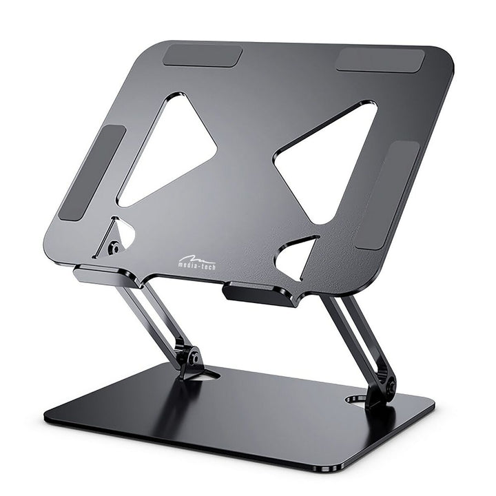Folding and Adjustable Laptop Stand Media Tech MT2661 Silicone Aluminium Carbon steel-0