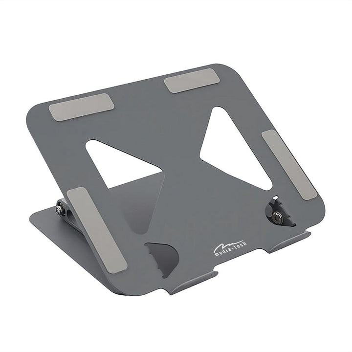 Folding and Adjustable Laptop Stand Media Tech MT2661 Silicone Aluminium Carbon steel-4