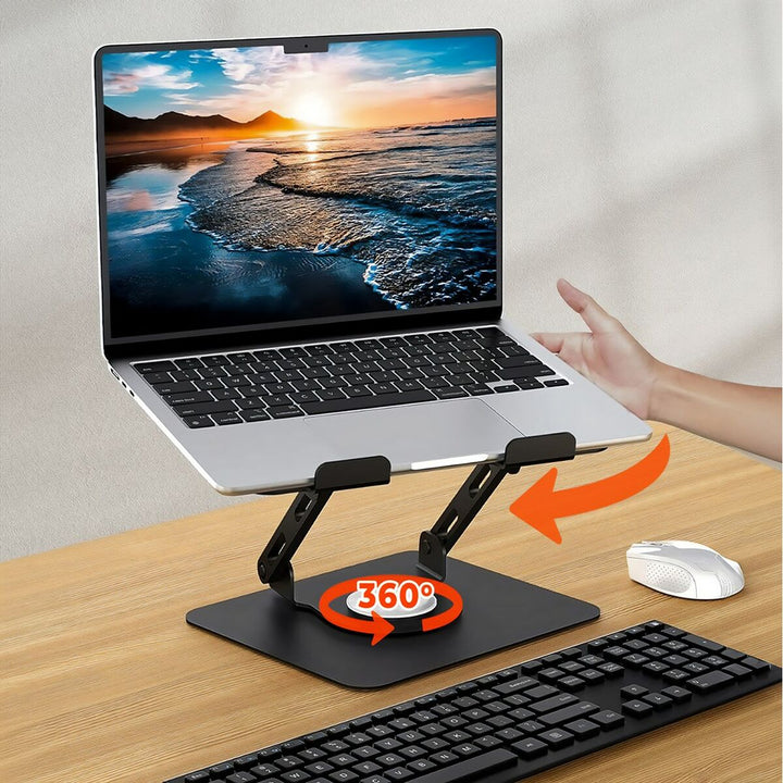 Notebook Stand Media Tech MT2662 Silicone Aluminium Carbon steel-3