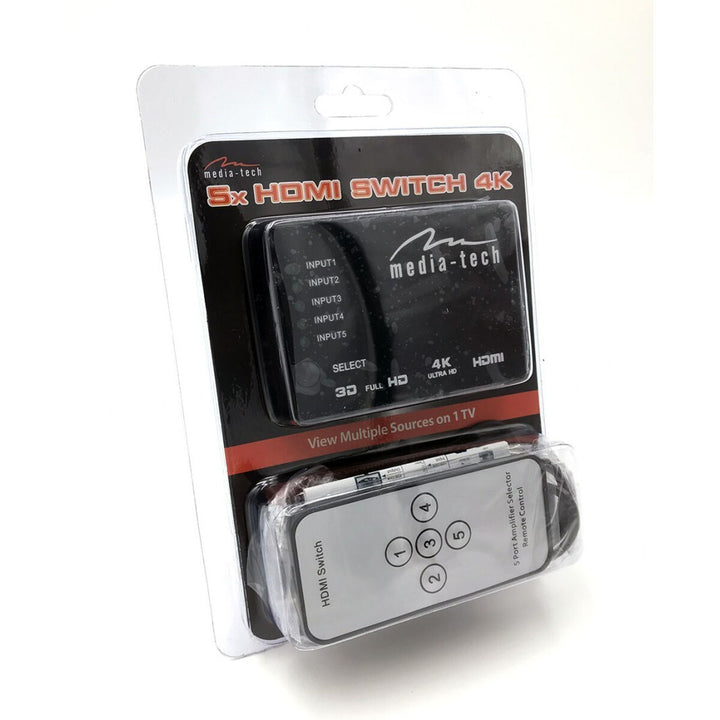 HDMI switch Media Tech MT5207 Black-1