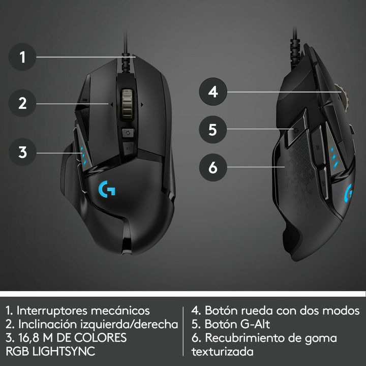 Mouse Logitech 910-005471 Black 16000 dpi 25600 dpi-58