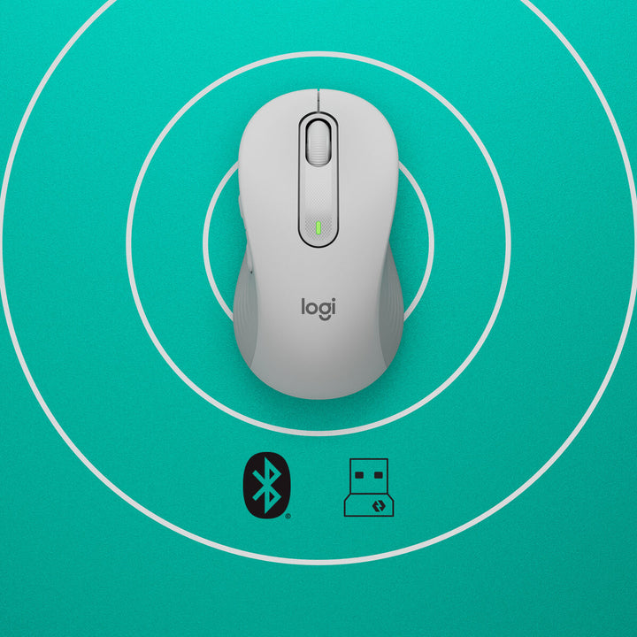 Wireless Mouse Logitech White 4000 dpi-1