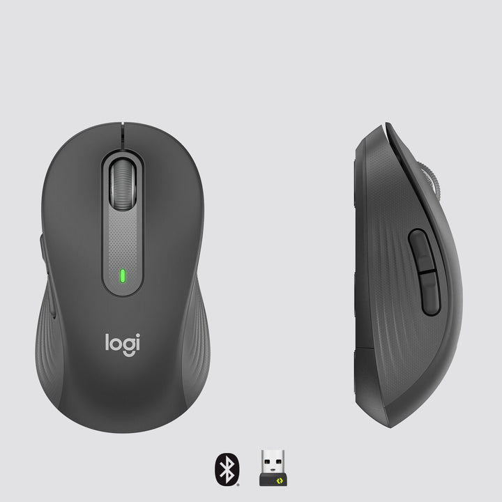 Wireless Mouse Logitech Graphite Steel 4000 dpi-2