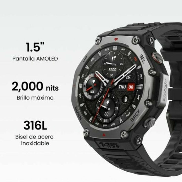Smartwatch Amazfit W2323GL1N Black 1,5"-4