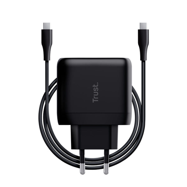 Wall Charger + USB-C Cable Trust Maxo Black 65 W-0