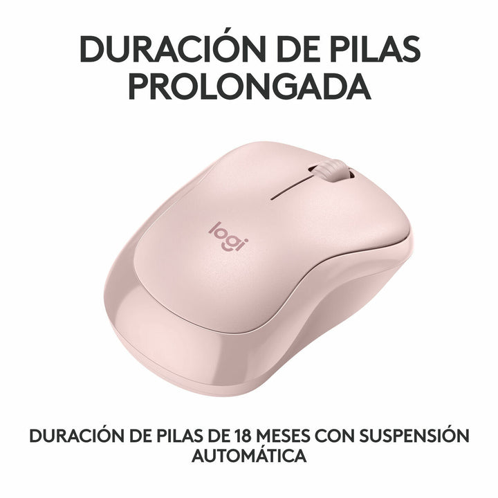 Mouse Logitech M240 Pink-5