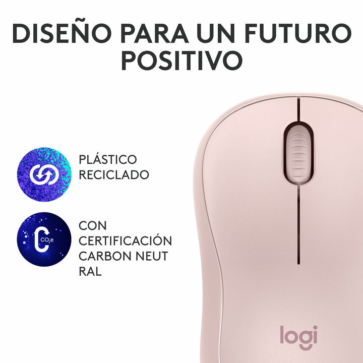 Mouse Logitech M240 Pink-1