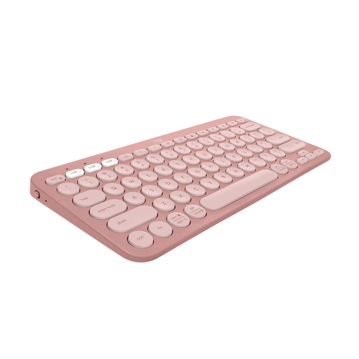 Wireless Keyboard Logitech K380s Pink Spanish Qwerty-0