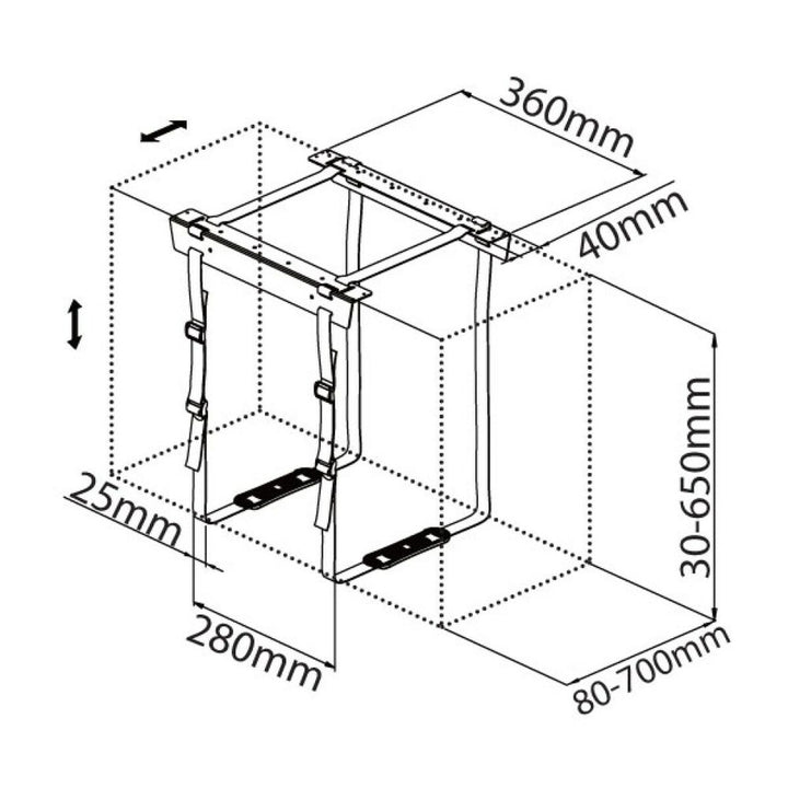 Keyboard Support Techly ICA-CS 60-3