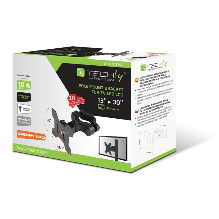 TV Mount Techly ICALCD100BK 30" 10 kg-13