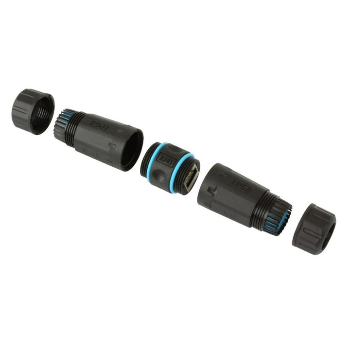 Adapter RJ45 Techly IWP-MD C6-IP68T Black-5