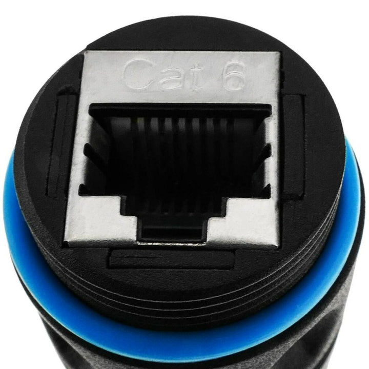 Adapter RJ45 Techly IWP-MD C6-IP68T Black-2