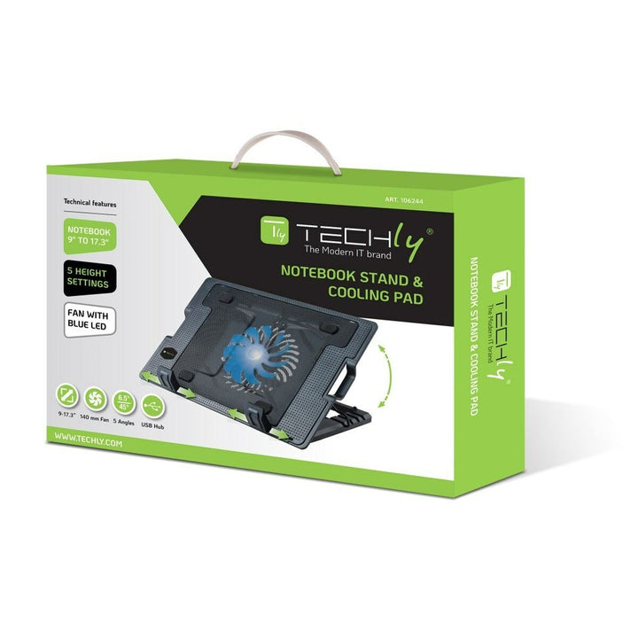 Cooling Base for a Laptop Techly ICOOL-CP12TY-9