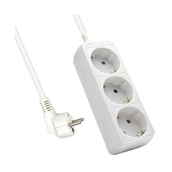 3-socket plugboard without power switch Ewent EW395 3680W-0