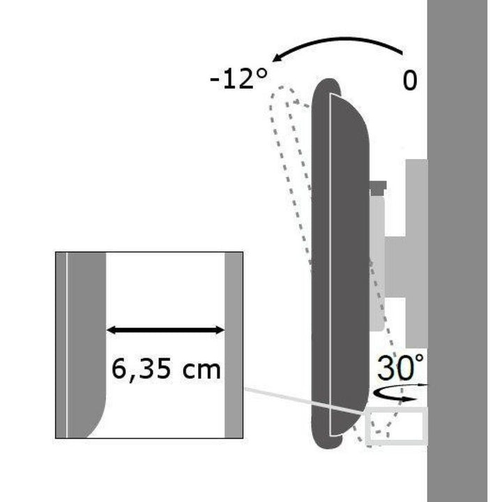 TV Mount Techly ICA-LCD 2900B 19" 37" 25 kg-4