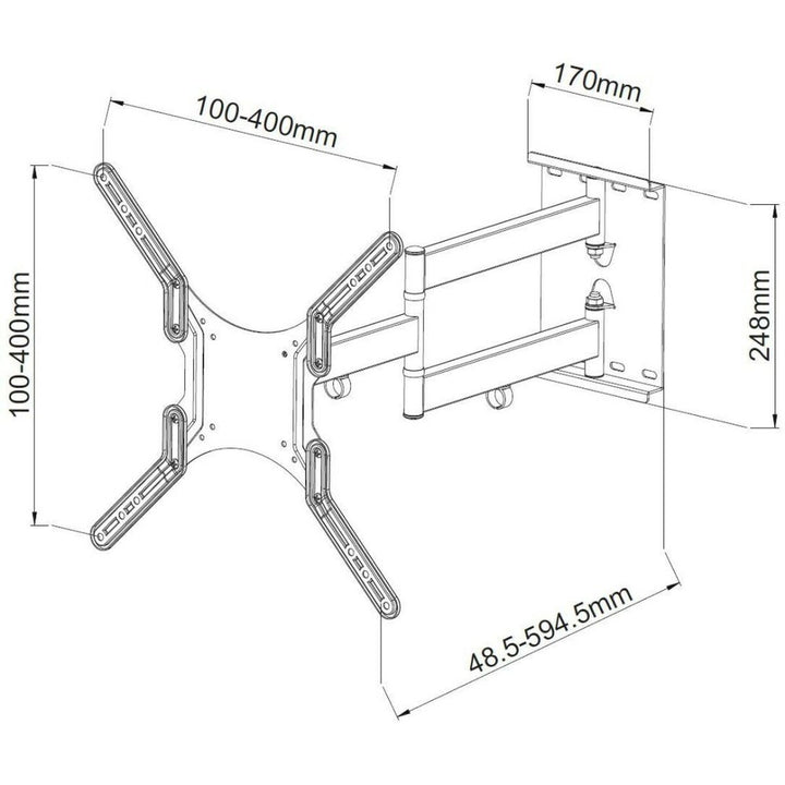 Wall Bracket Techly ICA-PLB 136M 55" 23"-10