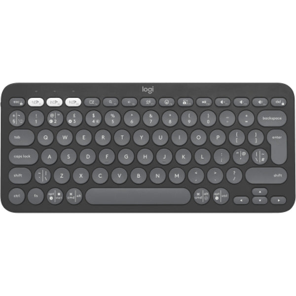 Wireless Keyboard Logitech 920-011843 Graphite Spanish Qwerty QWERTY-0