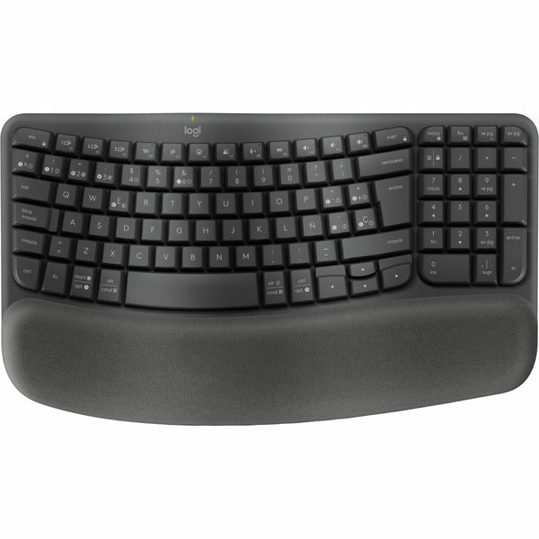 Keyboard and Mouse Logitech Graphite Steel Spanish Qwerty-0