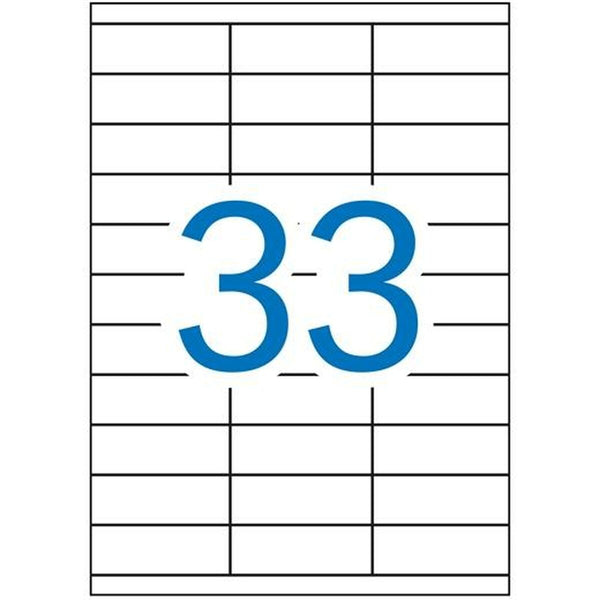 Adhesive labels Apli 1270 White 100 Sheets 70 x 25,4 mm-0