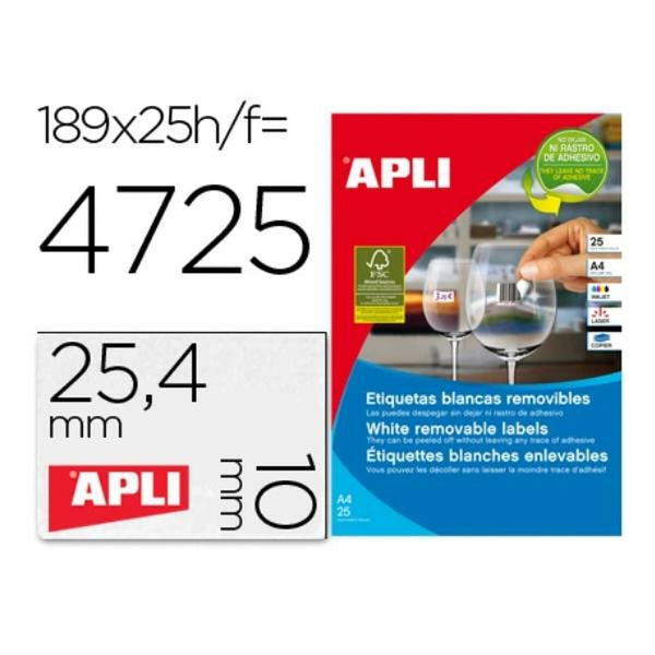 Adhesive labels Apli 10198 Transparent-0