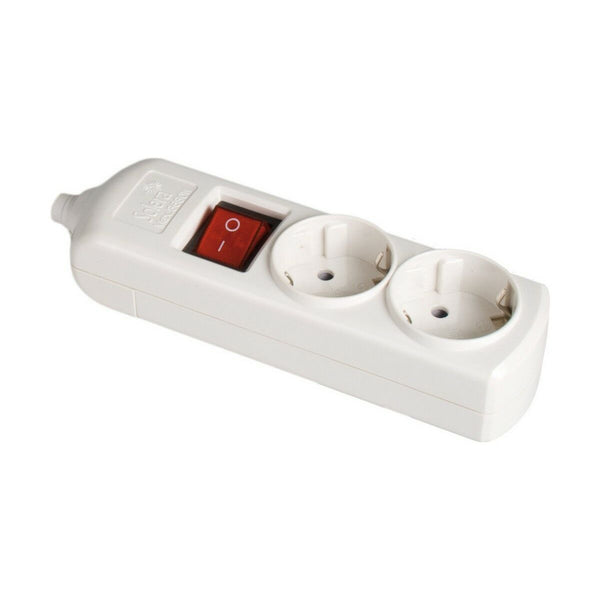 2-socket plugboard with power switch Solera 8002il Bipolar 3500 W 250 V 16 A-0