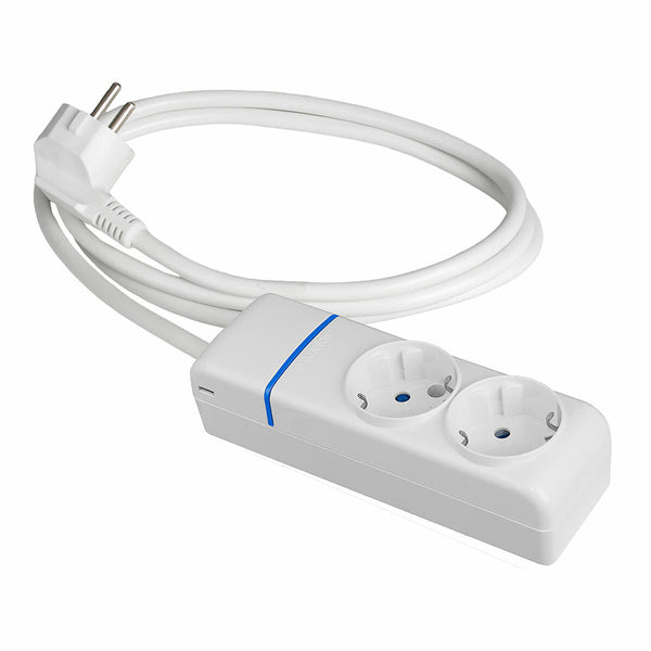 2-socket plugboard without power switch Solera 8012p 250 V 16 A 1,5 m (1,5 m)-0