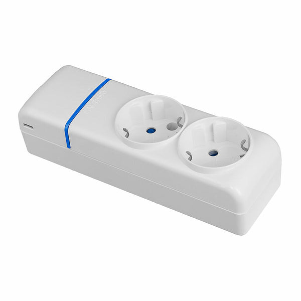 2-socket plugboard without power switch Solera 8002p 250 V 16 A-0