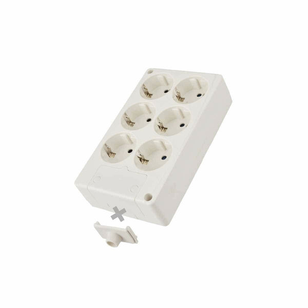 6-socket plugboard without power switch Solera 8106 3500 W 250 V 16 A-0