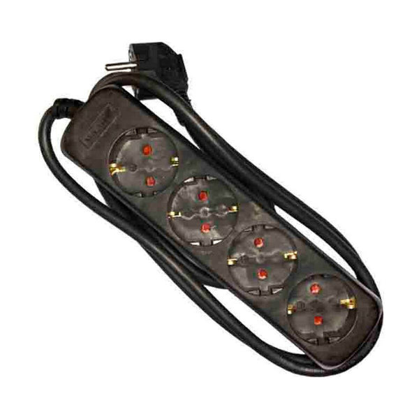 4-socket plugboard without power switch EDM 41007 Schuko (1,5 m)-0