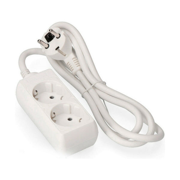 2-socket plugboard without power switch EDM 41017 Schuko (3 m)-0