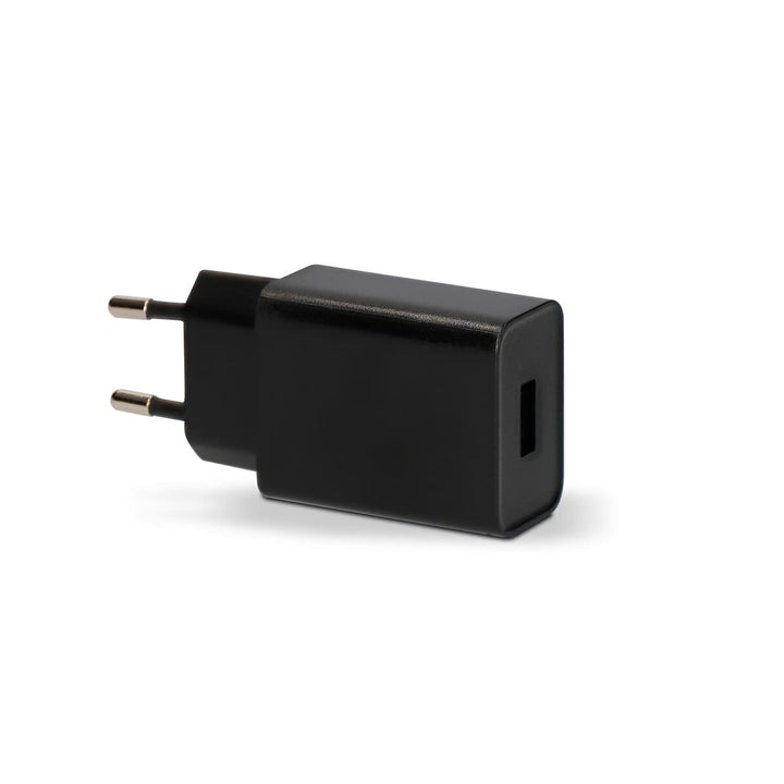 Wall Charger + USB A to USB C Cable KSIX USB Black-2